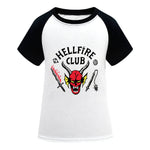 Kids Hellfire Club T-shirt Demogorgon Short Sleeve Sweatshirt Cosplay Tees for Boys and Girls