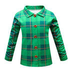 Kids Miriam Costume Turning Red Jumpsuit Shirt Pants Outfits Halloween Carnival Suit 2-12 Years