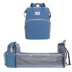 Waterproof Diaper Bags Travel Foldable Baby Bed Large Mommy Backpack with Stroller Straps