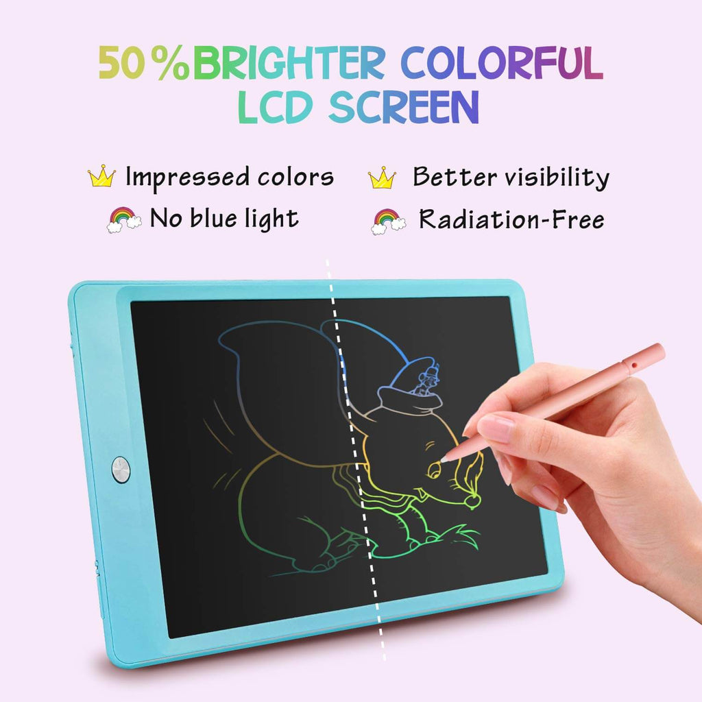 Kids LCD Writing Tablet 10 Inch Doodle Board Learning Education Drawing Tablet