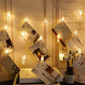 Photo Clips Remote LED String Lights 8 Fun Modes USB Fairy Lights Warm White for Hanging Pictures