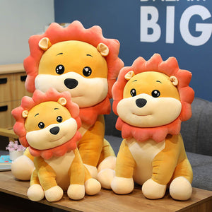 24" Cute Lion Plush Toys Sun Flower Stuffed Animal Hug Doll for Kids Baby Lovely Cartoon Christmas Gift