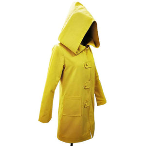 Six Cosplay Costume Kids Adult Hooded Jacket Yellow Coat for Halloween Dress Up