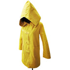 Six Cosplay Costume Kids Adult Hooded Jacket Yellow Coat for Halloween Dress Up