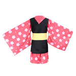Kids/Adult Makomo Costume Halloween Makomo Cosplay Outfit Full Set Kimono Suit