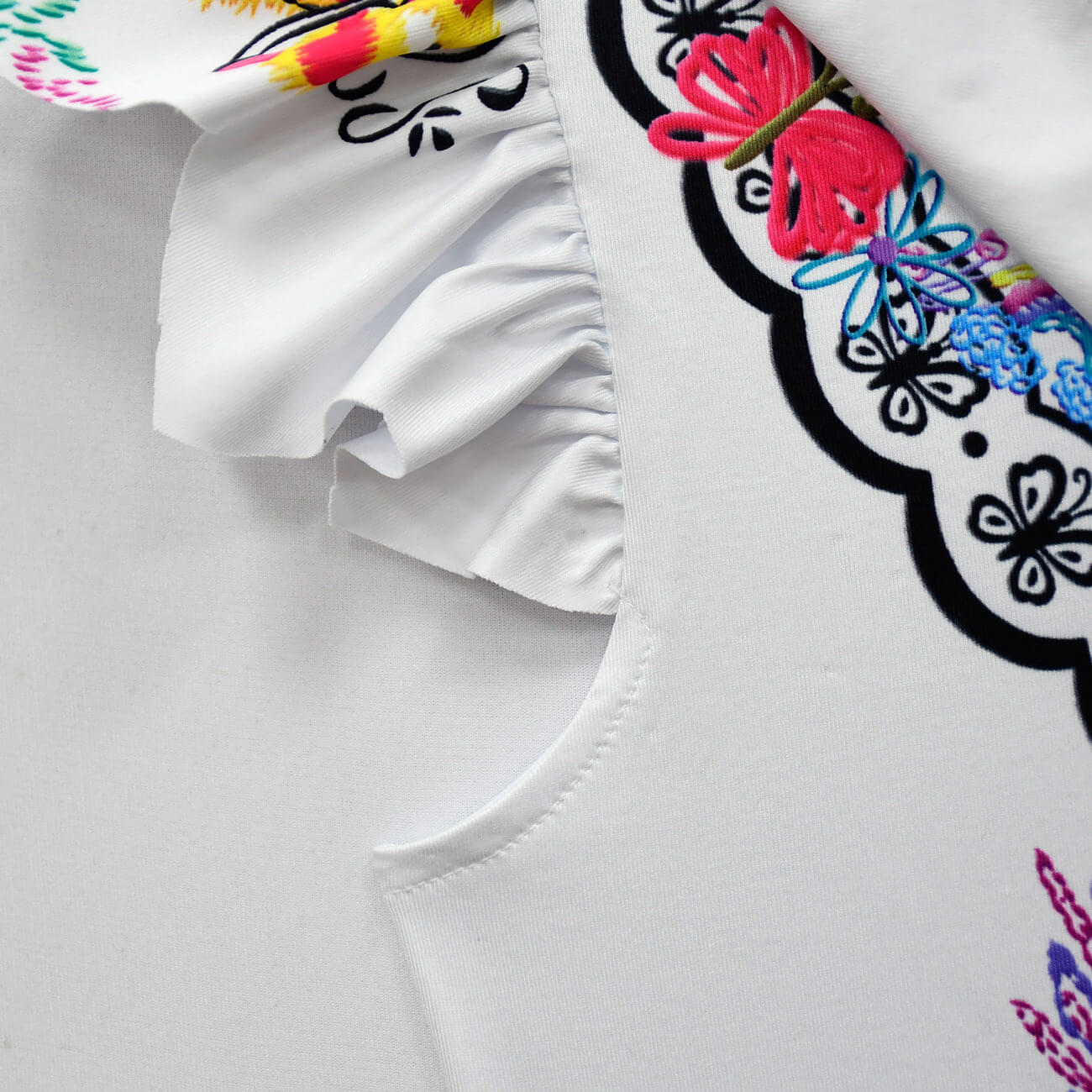 Girls Mirabel Cosplay Dress High Low Iregular Hem Fashion Kids Movie Costume