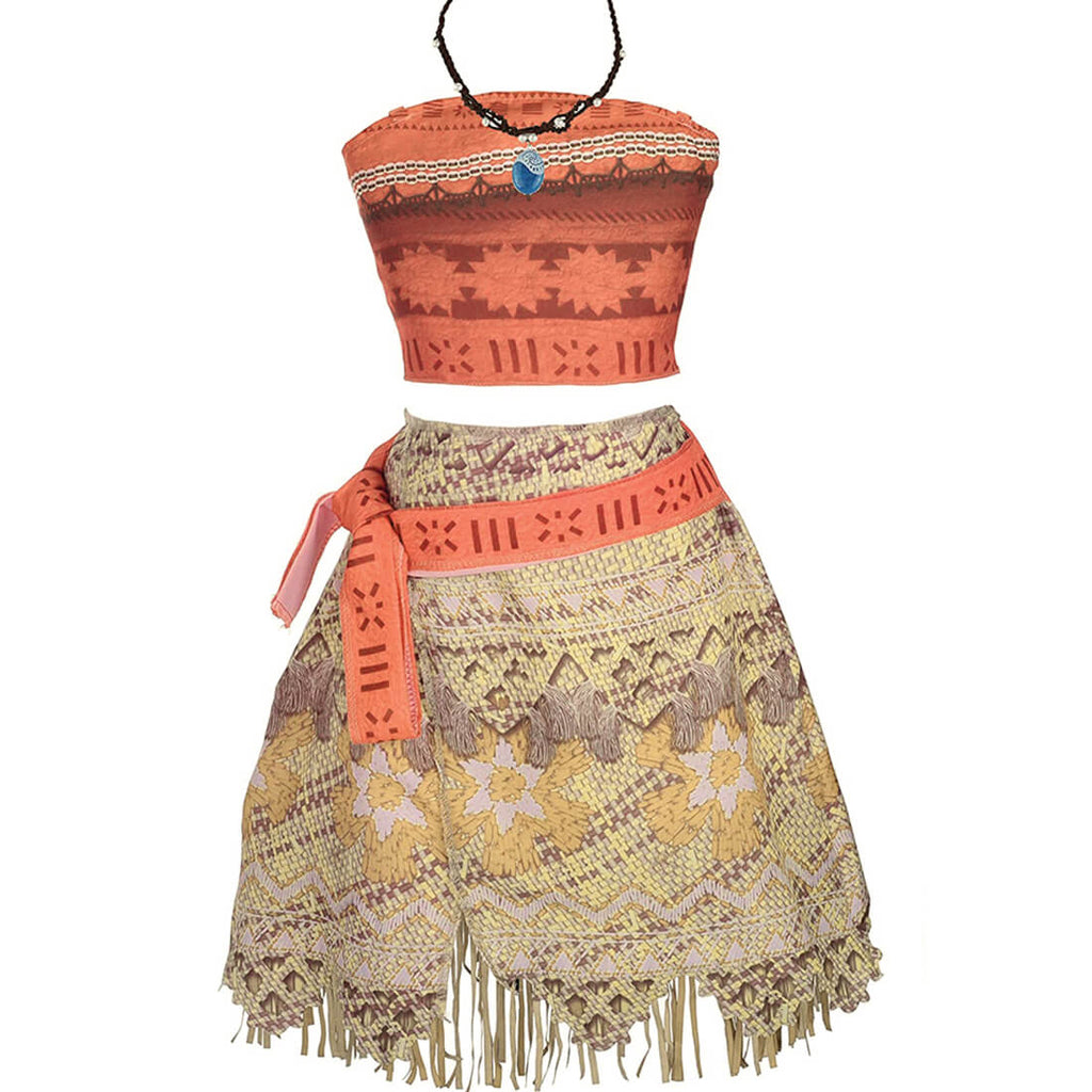 Princess Cosplay Costume Halloween Polynesian Dress Adventure Polynesian Outfit