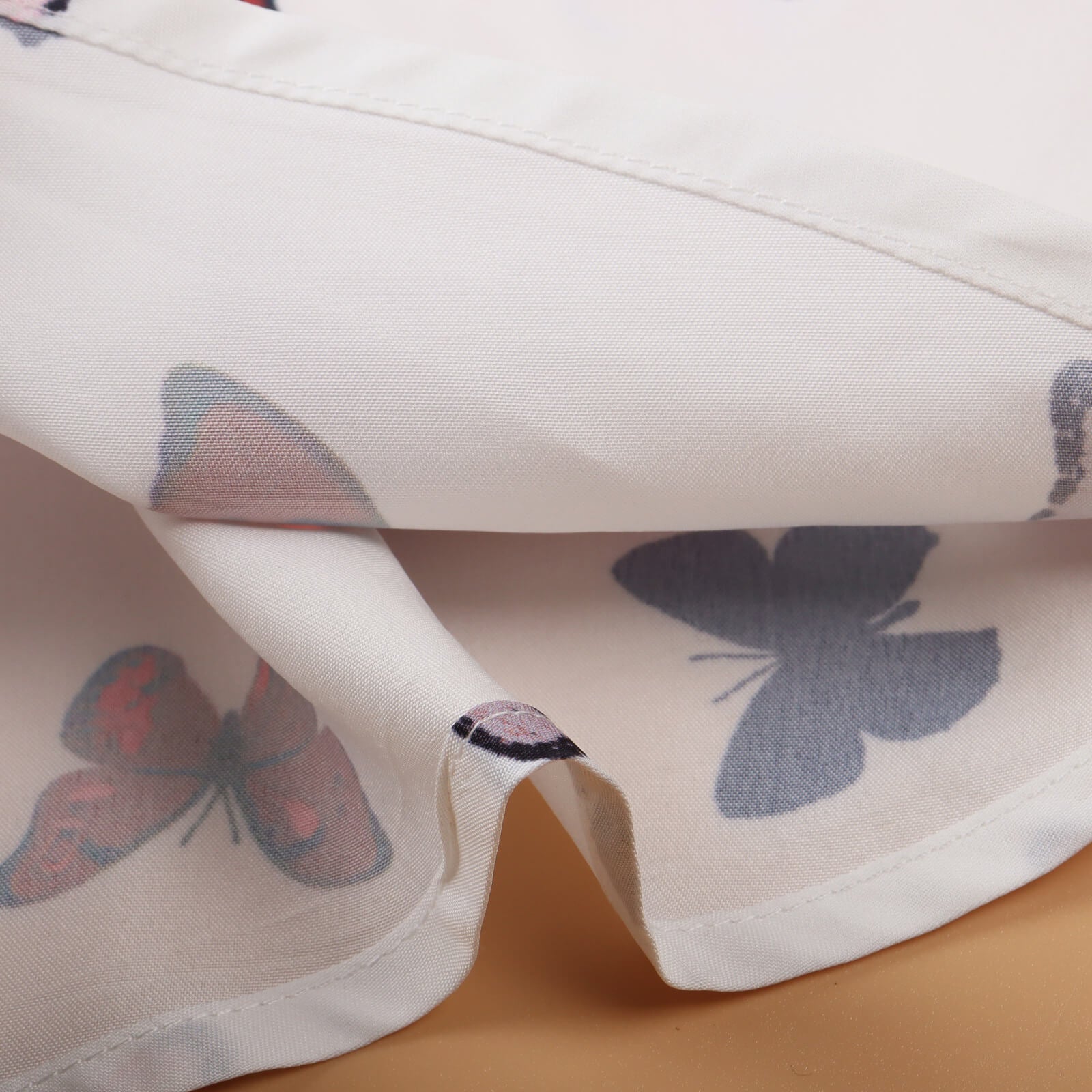 Mommy and Me Matching Dresses Butterfly Printed Puff Sleeve Dress Casual Family Matching Outfit