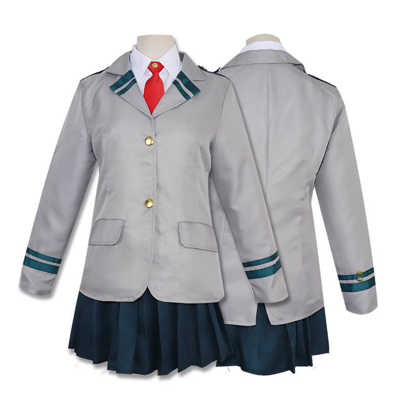 Adult Ochaco Cosplay Costume Uravity Cosplay Outfit Hero High School Dress Suit