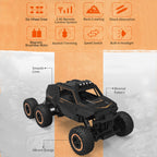 Kids 6 Wheels RC Car Reomote Control Monster Truck Dual Motors Two Speed Off-road Truck