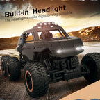 Kids 6 Wheels RC Car Reomote Control Monster Truck Dual Motors Two Speed Off-road Truck