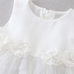 Infant Baby Girl Christening Gowns with Headband