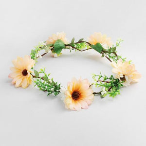 Fashion Flower Headbands Wedding Party Crown Hair Accessories Wreath