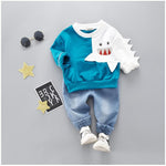 Baby Boys Girls Toddler Suits Dinosaur T-shirt+Pants 2Pcs