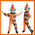 Kids Boys Halloween Clown Costume Cosplay Suit Set Stage Performance Wear