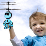 Hand Sensing Fly Robot Kids Suspension Aircraft Toys With USB