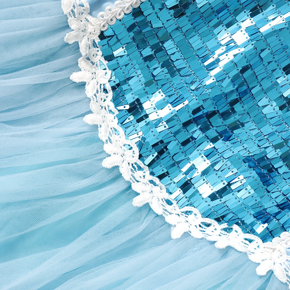 Kids Elsa Dress Halloween Princess Dress up Costume Cosplay