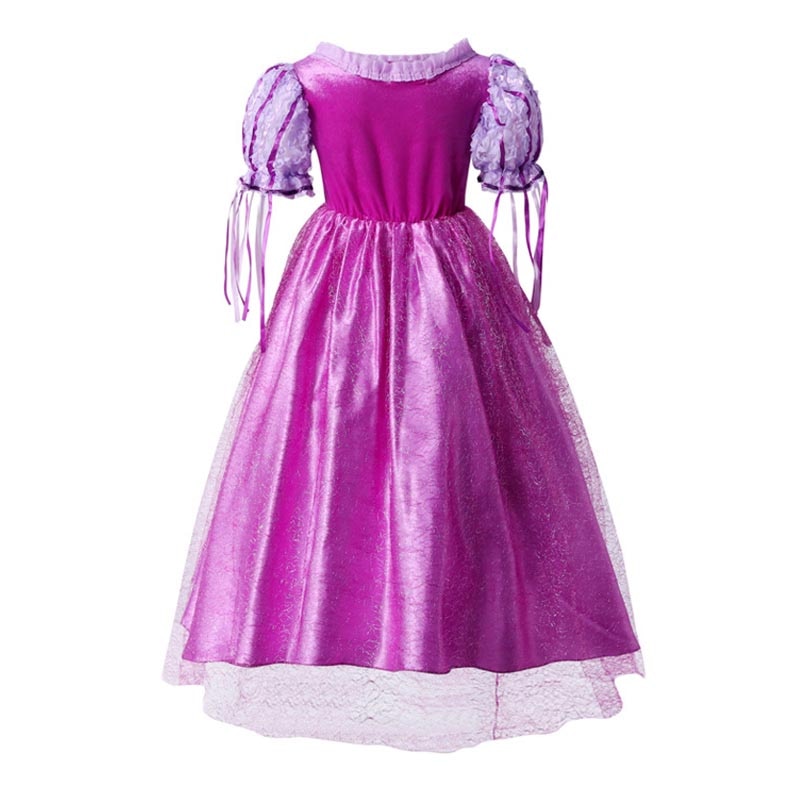 Girls Princess Dress Longest Hair Princess Outfit  Fairy Tales Cosplay Costume