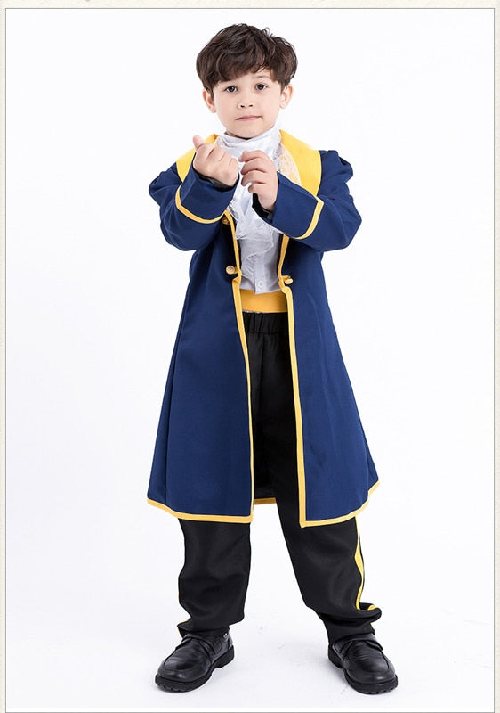 Boy Purim European Kings Prince Costume Carnival Fancy Wear