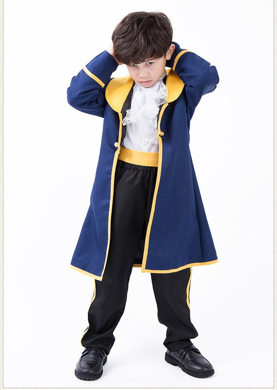 Boy Purim European Kings Prince Costume Carnival Fancy Wear