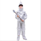 Boy Purim The Wizard Tin Man Cosplay Halloween Carnival Costume