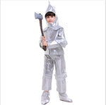 Boy Purim The Wizard Tin Man Cosplay Halloween Carnival Costume