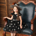 Halloween Costume - Toddler Halloween Party Purple Witches Witchery Hat and Costume Dress Set