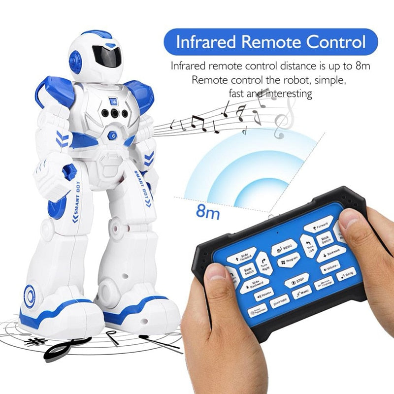 Intelligent Programmable RC Robot Gesture Sensor 2.4G RC Smart Robot Educational Kids Toys