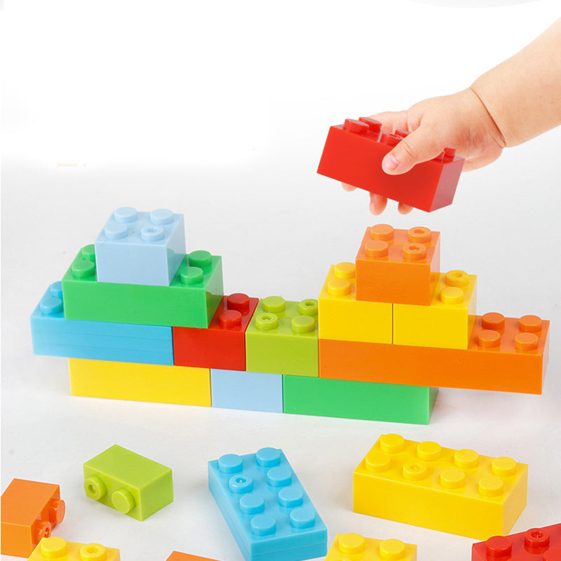 Block Play Building Blocks Set Funnel Slide Blocks DIY Bricks Toy Gift