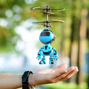 Hand Sensing Fly Robot Kids Suspension Aircraft Toys With USB