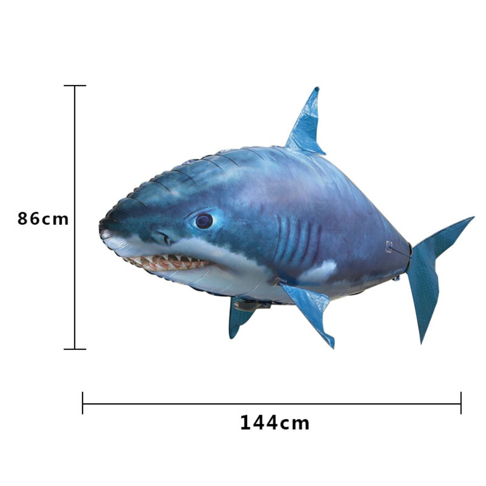 Remote Control Shark Toys RC Air Swimming Fish Toy RC Flying Air Balloons Remote Control Animals Nemo Clown Gifts For Children