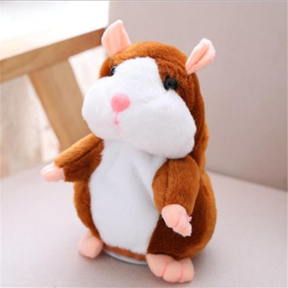 Talking Hamster Falante Mouse Pet Plush Toy Cute Talking Sound Record Educational Stuffed Doll