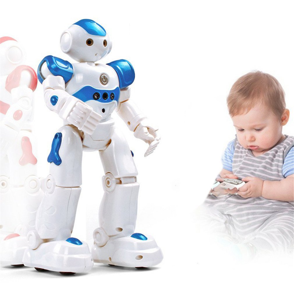 Intelligent Early Education Remote Control Robot Puzzle Boy Children's Toy Gesture Induction USB Charging