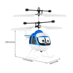 Induction RC Helicopter Flying Toys Cartoon Remote Control Drone Kids Plane Toys
