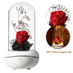 Rose Lamp Scented Oil Diffuser Aromatherapy Christmas LED Lamp Fragrance Oil Diffuser