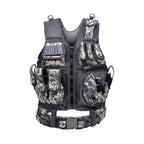 Tactical Vest Combat Armor Vests Mens Tactical Army Adjustable Armor Outdoor CS Training Vest Airsoft