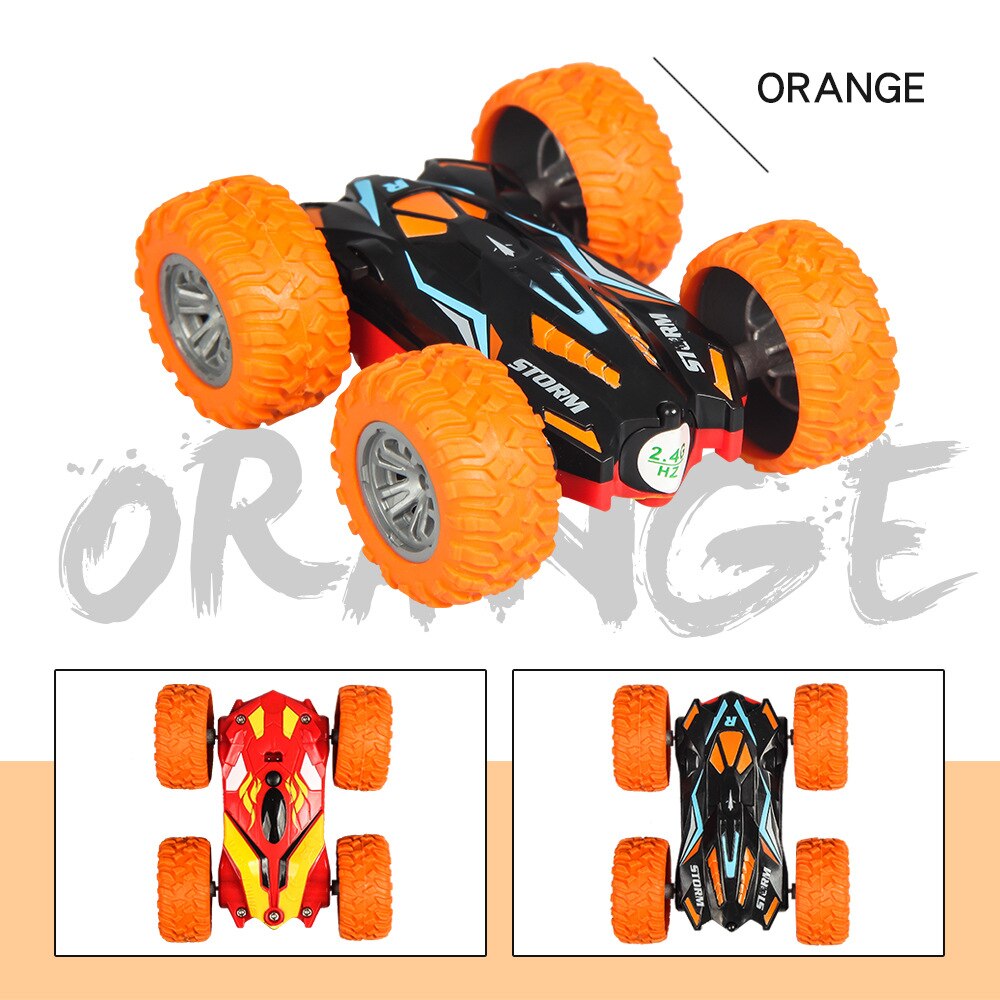 3D RC Stunt Car High Speed Tumbling Crawler Vehicle 360 Degree Flips Double Sided Rotating Tumbling RC Car Radio Control Toy Car