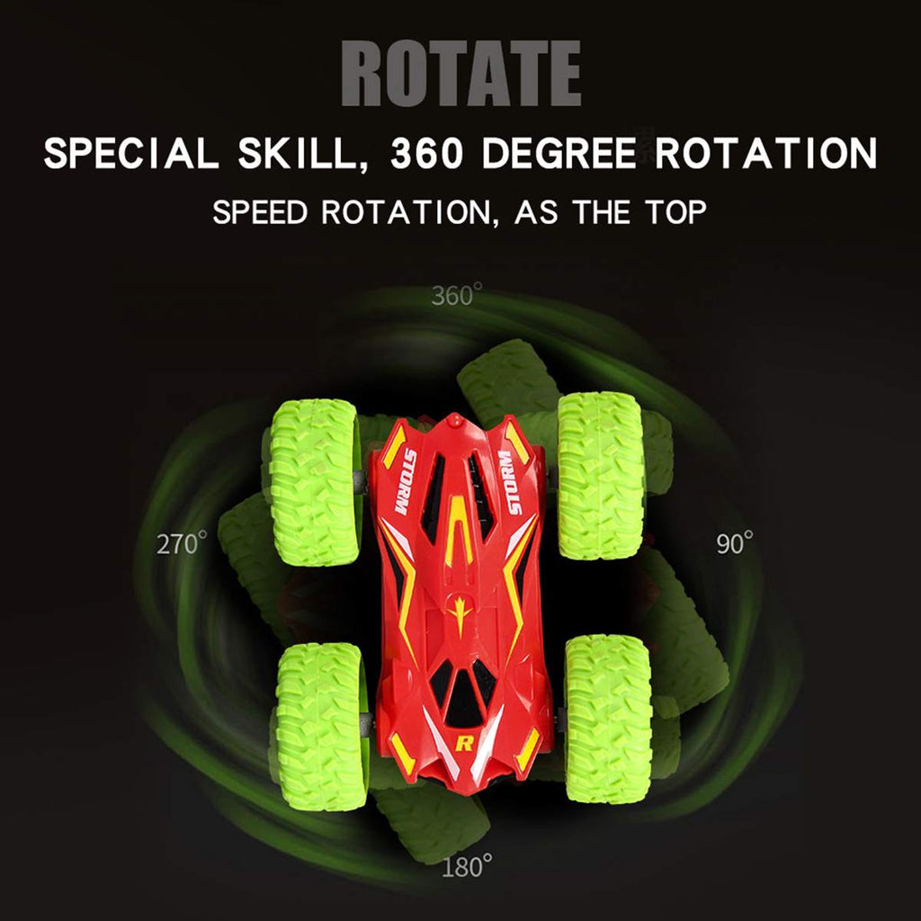 3D RC Stunt Car High Speed Tumbling Crawler Vehicle 360 Degree Flips Double Sided Rotating Tumbling RC Car Radio Control Toy Car