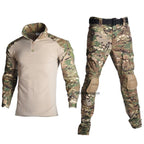 Tactical Combat Uniform Training Uniform Airsoft Paintball Camo Shirts and Pants