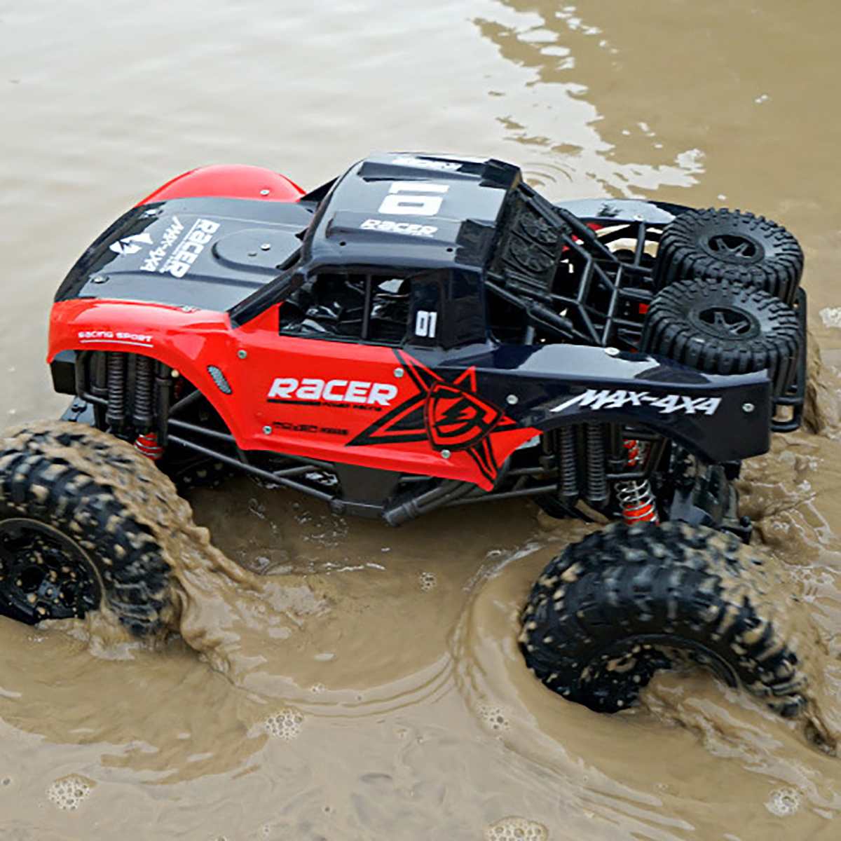 Amphibious RC Car 100% Waterproof Off-Road Monster Vehicle 2.4GH Remote Control Truck