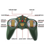 Kids RC Battle Tank Remote Control Army Tank Super Battle Launch Remote Tanks