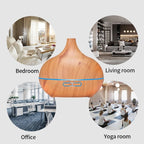 Aroma Diffuser Air Humidifier Essential oil diffuser 400ML Ultrasonic Remote Control Cool Mist Fogger LED Lamp