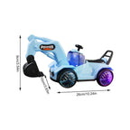 Kids Excavator Toy Music Light Engineering Vehicle Toy Electric Toy Car For Girls Boy Outdoor Fun Kids Toys