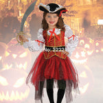 Girls Halloween Christmas Pirate Party Cosplay Costume