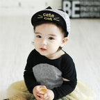 Summer Baby Boy Cute Baby Hats with Cat Ears Print  Animal  Baseball Sunhats Soft Caps