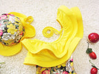 One Piece Swimsuit Floral Girl Bathing Suits Swimwear With Cap
