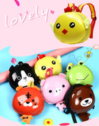 3D Cartoon Kindergarden Backpack Toddler Girls Boys Cute Animal Backpack