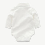 Toddler Boy Hat Romper Set 3PCS Cotton Long-sleeved Jumpsuit Fashion Outfit