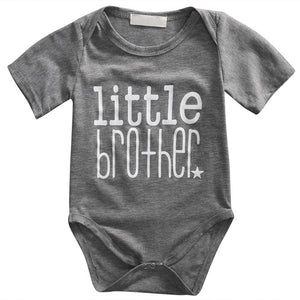 Summer New Casual Baby Letter Family Matching Sister-Brother