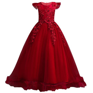 Princess Flower Girl Dresses Wedding Party Gown Pageant Carnival Birthday Ceremony Dresses